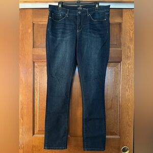 New York & Company Blue Straight Leg Jeans
